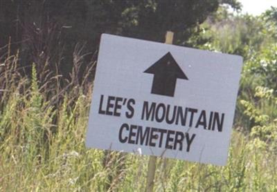 Lee's Mountain Cemetery on Sysoon