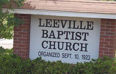 Leeville Baptist Church Cemetery on Sysoon