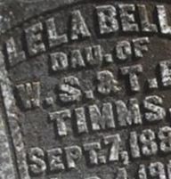 Lela Bell Timms on Sysoon