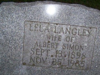 Lela Langley Simon on Sysoon