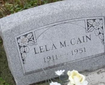 Lela M Cain on Sysoon