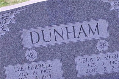 Lela M Morgan Dunham on Sysoon