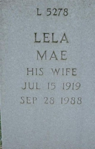 Lela Mae Beasley on Sysoon