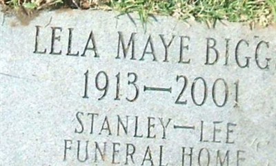 Lela Maye Biggs on Sysoon
