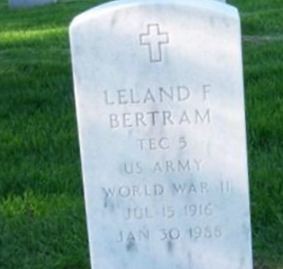 Leland F Bertram on Sysoon