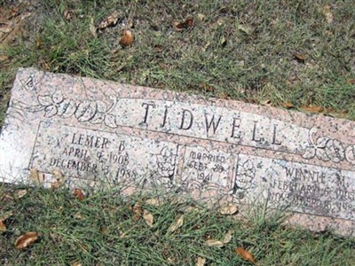 Lemer B. Tidwell on Sysoon