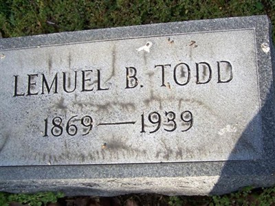 Lemuel B Todd on Sysoon