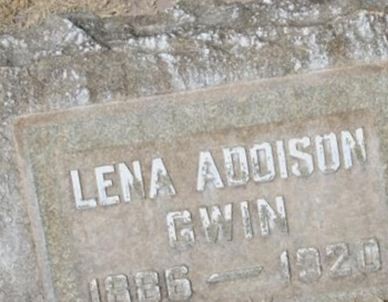 Lena Addison Gwin on Sysoon