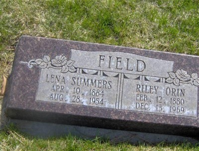 Lena Thomas Summers Field on Sysoon