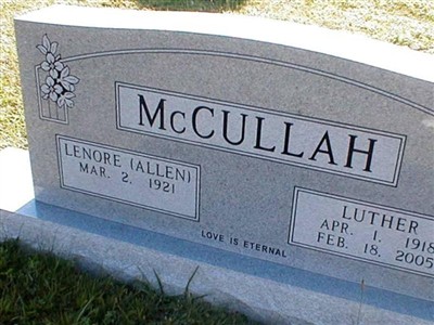 Lenore Allen McCullah on Sysoon