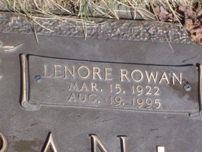 Lenore Rowan McMorran on Sysoon