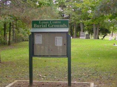 Lenox Centre Burial Ground on Sysoon