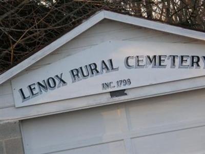 Lenox Rural Cemetery on Sysoon