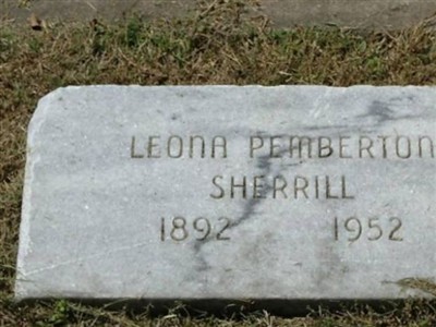 Leona Pemberton Sherrill on Sysoon
