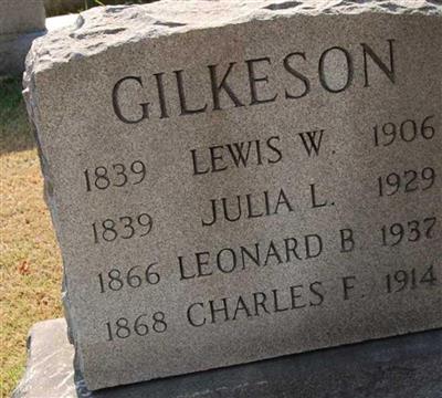 Leonard B Gilkeson on Sysoon
