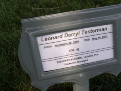 Leonard Darryl Testerman on Sysoon