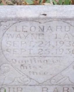 Leonard Wayne Lay on Sysoon