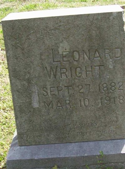 Leonard Wright on Sysoon