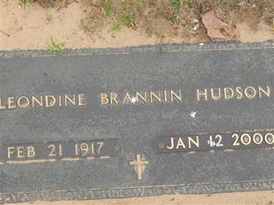 Leondine Loraine Brannin Hudson on Sysoon