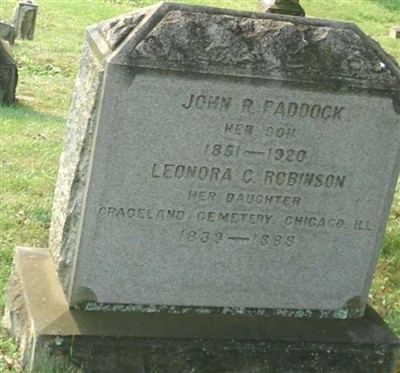 Leonora C Paddock Robinson on Sysoon