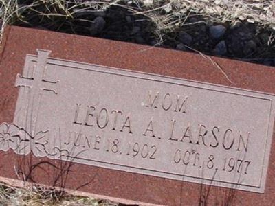 Leota A. Larson on Sysoon