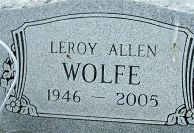 Leroy Allen Wolfe on Sysoon