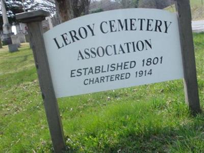 Leroy Cemetery on Sysoon