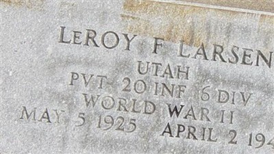 Leroy Floid Larsen on Sysoon
