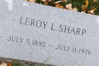 Leroy L Sharp on Sysoon
