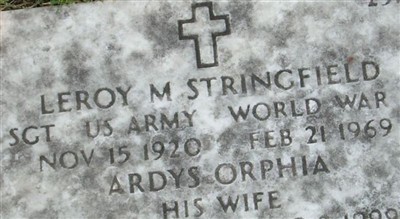 Leroy M Stringfield on Sysoon