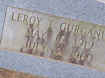Leroy T Gurganus on Sysoon