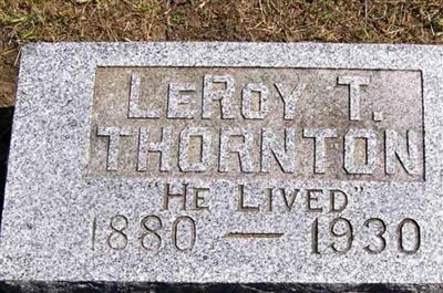 LeRoy Tellman Thornton on Sysoon