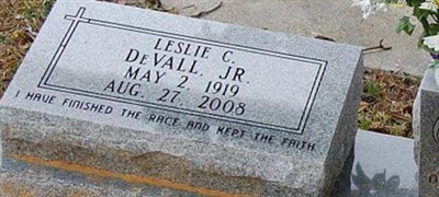 Leslie C. DeVall, Jr on Sysoon