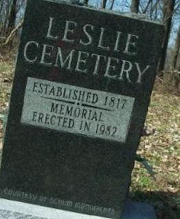 Leslie Cemetery on Sysoon