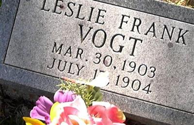 Leslie Frank Vogt on Sysoon