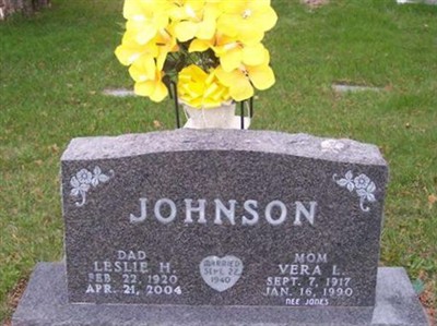 Leslie Hjalmar Johnson on Sysoon