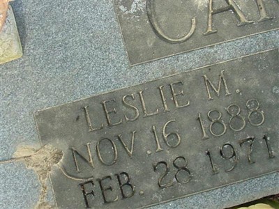Leslie M. Carruth on Sysoon