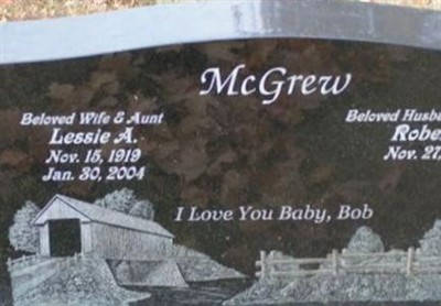 Lessie A. McGrew on Sysoon