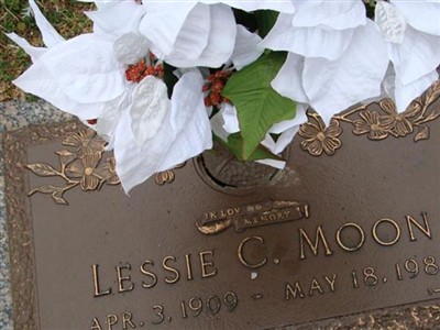 Lessie C. Moon on Sysoon