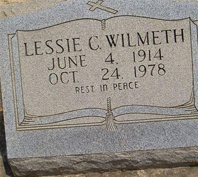Lessie C Wilmeth on Sysoon