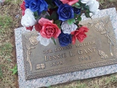 Lessie L. Gant on Sysoon