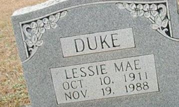 Lessie Mae Duke on Sysoon