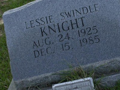 Lessie Swindle Knight on Sysoon