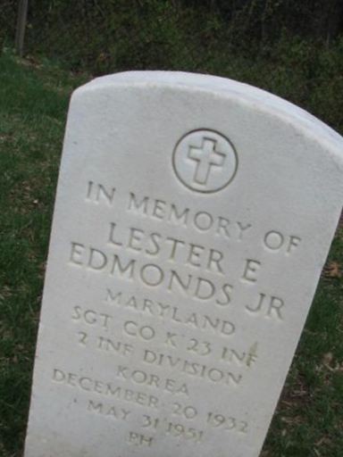 Lester E Edmonds on Sysoon
