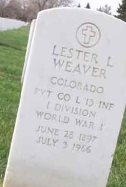 Lester L Weaver on Sysoon