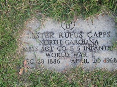 Lester Rufus Capps on Sysoon
