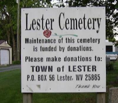 Lester Town Cemetery on Sysoon