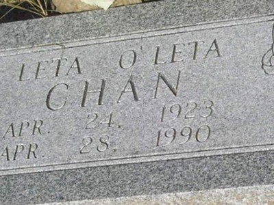 Leta O'Leta Chan on Sysoon