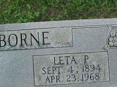 Leta P. Osborne on Sysoon