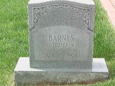 Letcher W Barnes on Sysoon